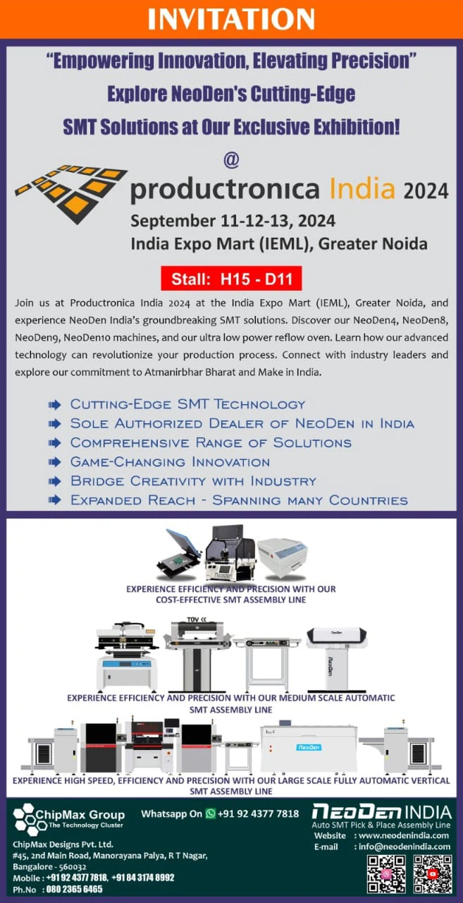 PRODUCTRONICA INDIA 2024 PRODUCTRONICA INDIA 2024